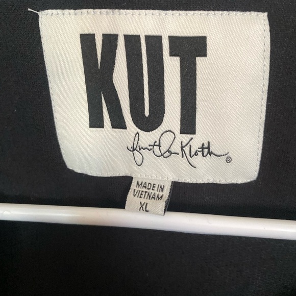 KUT cut from the cloth ruffel hem stretchy hem jacket - Picture 6 of 6